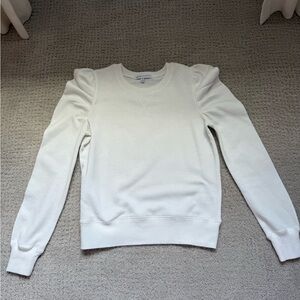 Rebecca Minkoff Cream Crew Neck Sweater